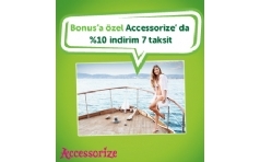 Accessorize'da Bonus'a zel %10 ndirim!