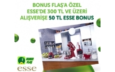 Esse'de Bonus Fla'a zel 50 TL Esse Bonus Hediye