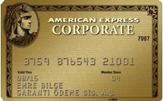 American Express Corporate Card Garanti Bankas ile Trkiye'de!