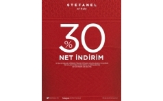 Stefanel'de Net %30 ndirim