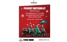 Anatolium Bursa AVM Peugeot Motosiklet ekili Kampanyas