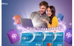 Amazon, iek Sepeti, Hepsiburada, N11, Pazarama, PttAvm, Trendyol'da 1.000 TL ParafPara Hediye