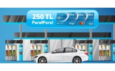 Paraf ile Akaryakt Harcamalarnza 250 TL ParafPara