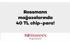Rossmann'da Axess'e zel 40 TL Chip-Para Hediye