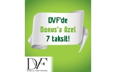 DVF'de Bonus ile Alverilerde 7 Taksit!