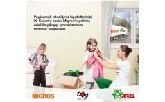 Ariel ve Migros'tan Kyafet Ba Kampanyas