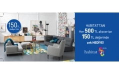 Habitat'tan 500 TL Alverie 150 TL Hediye eki!