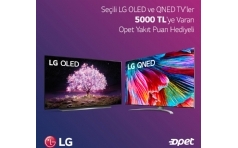 Seili LG TV Modelleri 5.000 TL Opet Yakt Puan Hediyeli