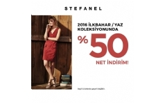 Stefanel'de Net %50 ndirim!