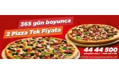 Pizza Pizza'da 365 Gn Boyunca 2 Pizza Tek Fiyata