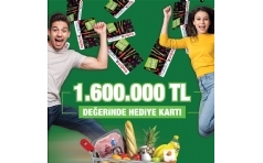 ada Market 1.600.000 TL Hediye eki ekili Kampanyas