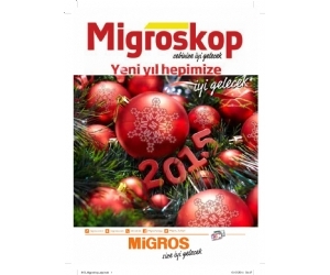 Migros 18 Aralık - 7 Ocak 2015 Yılbaşı Migroskop Dergisi İndirimleri