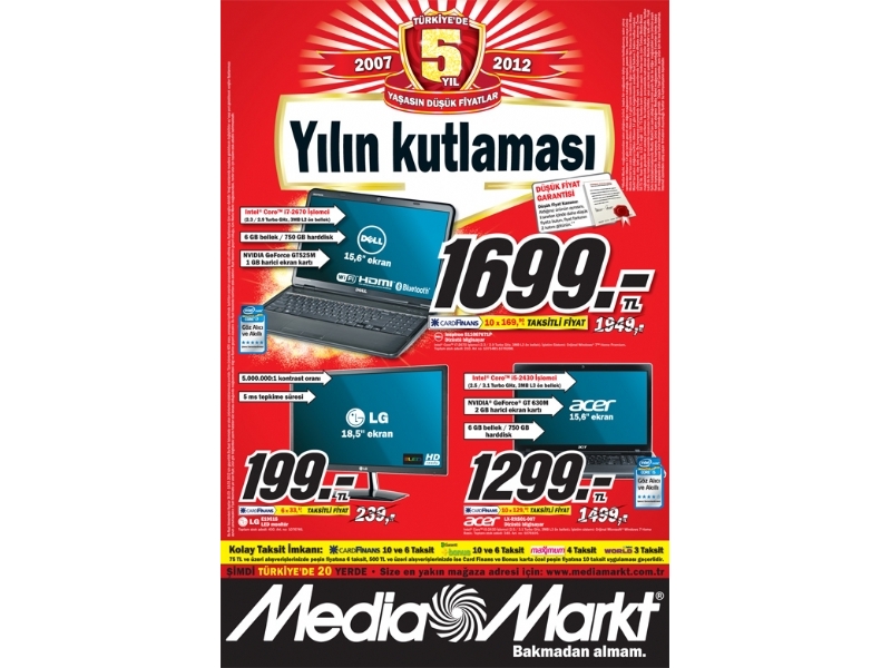 Media Markt 16 - 18 Mart 2012 ndirimleri