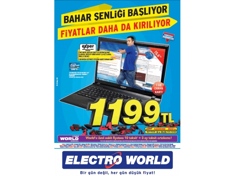 Electro World 5 - 8 Nisan 2012 ndirimleri