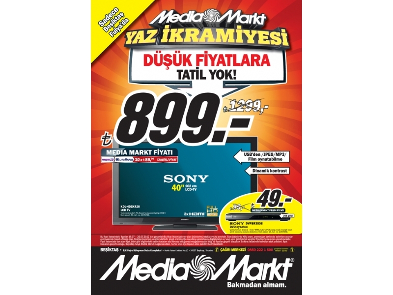 Media Markt 19 - 22 Temmuz Beikta - 1