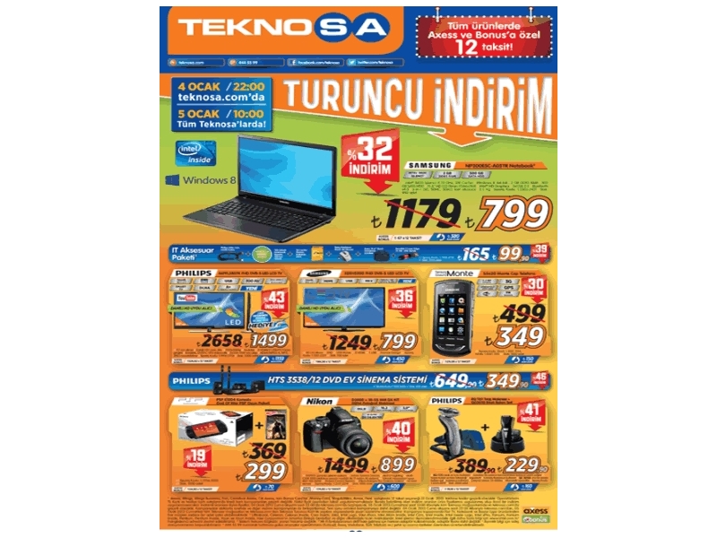 Teknosa 5 Ocak 2013 - 2