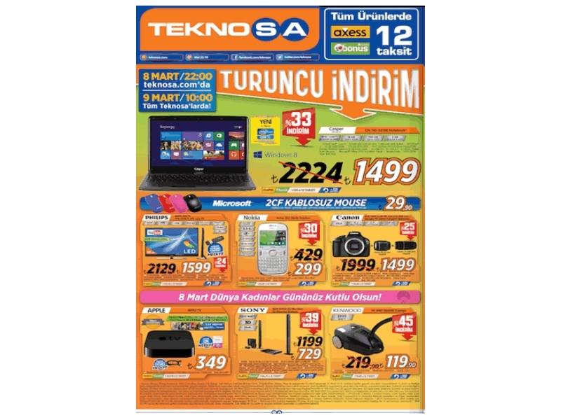 Teknosa Turuncu ndirim - 1