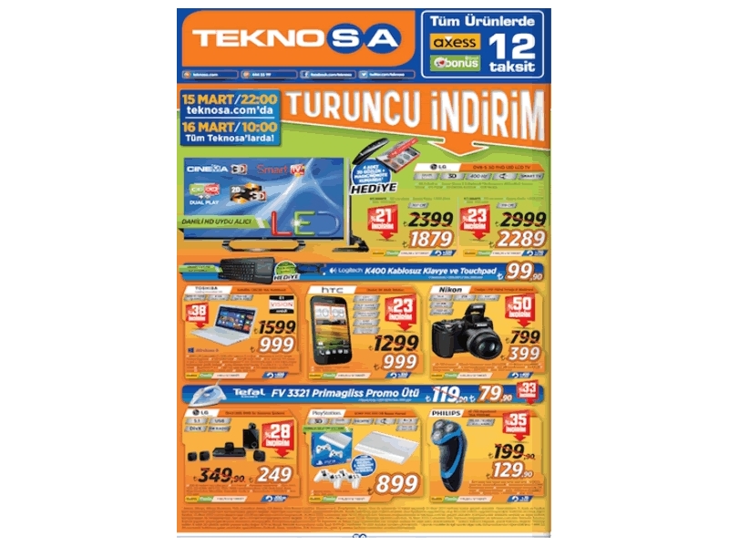 Teknosa Turuncu ndirim - 1