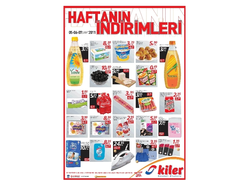 Kiler 5-6-7 ubat Haftann ndirimleri