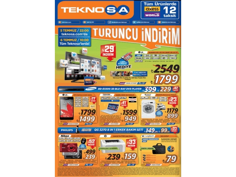 Teknosa Turuncu ndirim - 1