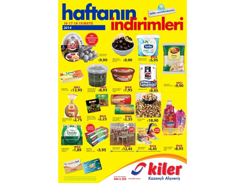 Kiler 16 - 19 Mays 2014