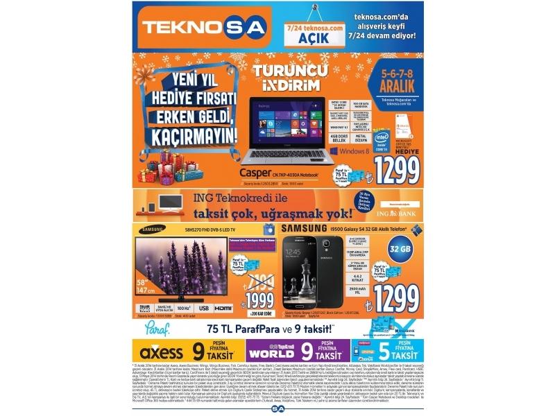 Teknosa Turuncu ndirim - 1