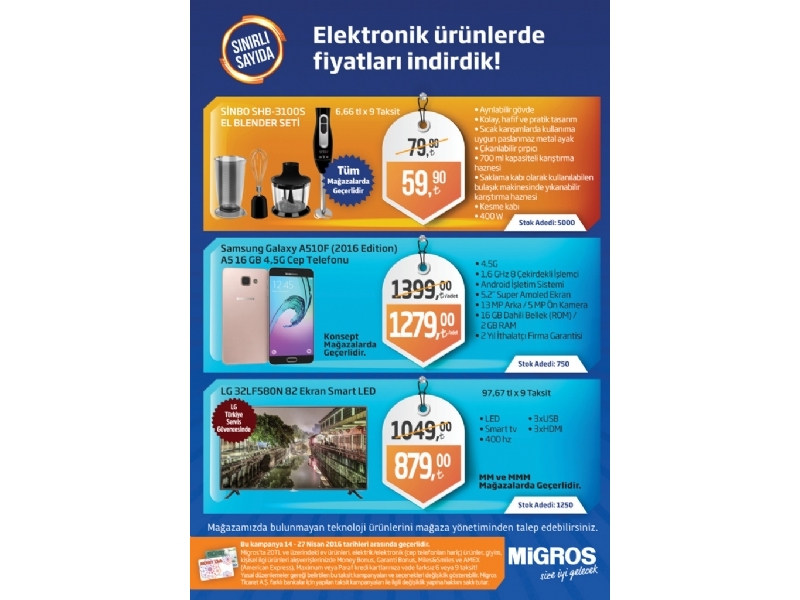 Migros 14 - 27 Nisan Migroskop - 70