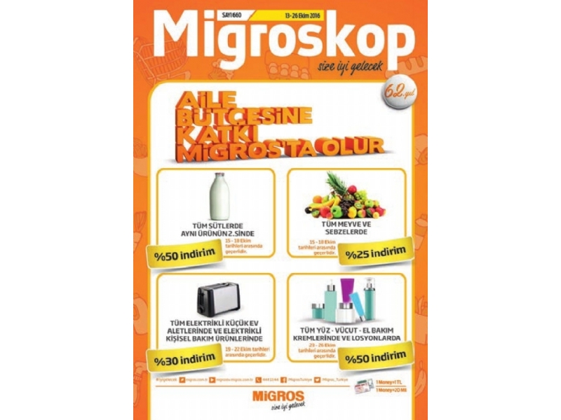 Migros 13 - 26 Ekim Migroskop Dergisi - 1