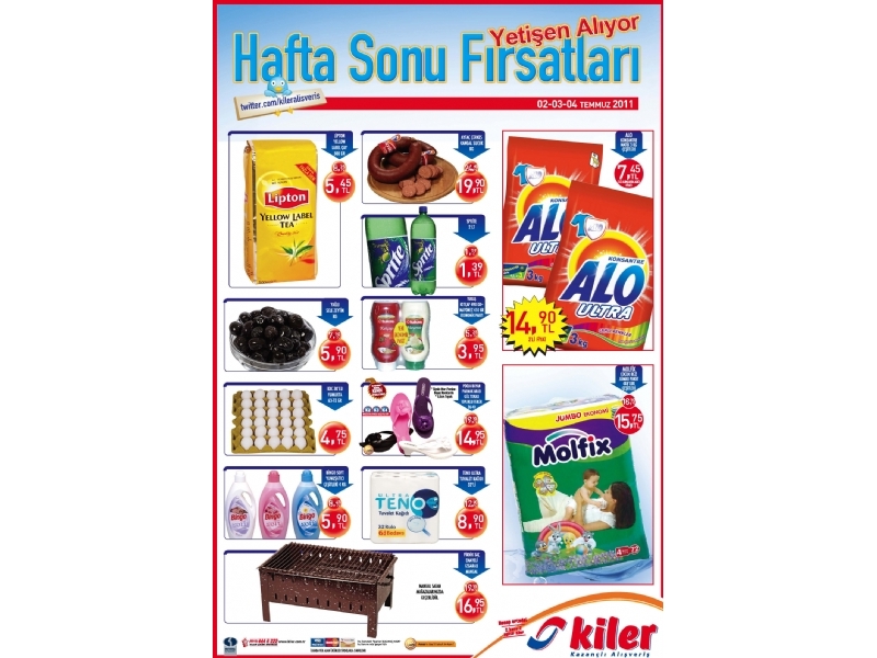 Kiler 2 - 3 - 4 Temmuz 2011 HaftaSonu ndirim Bror