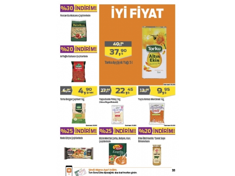 Migros 30 Ocak - 12 ubat Migroskop - 33