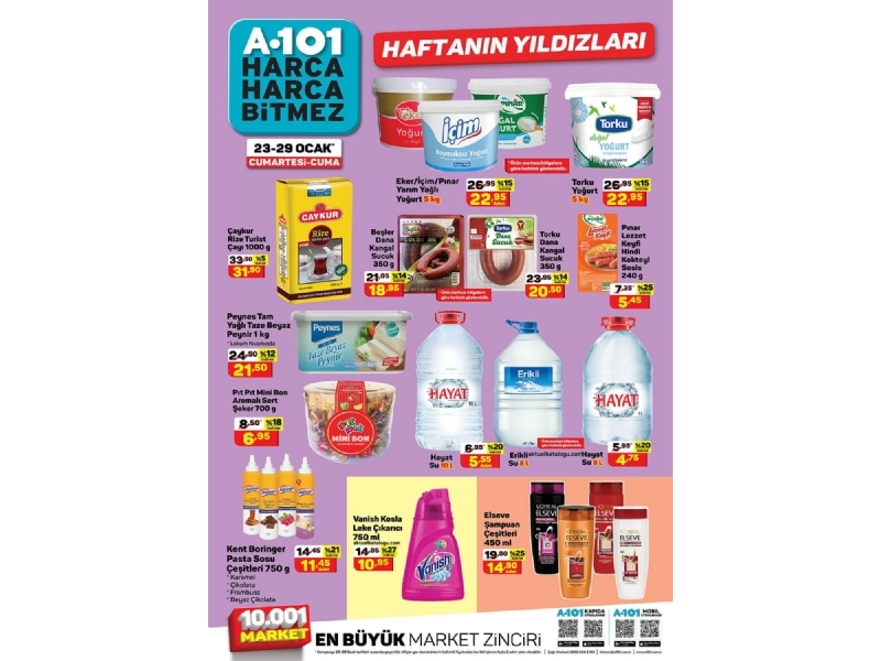 A101 23 - 29 Ocak Haftann Yldzlar - 1