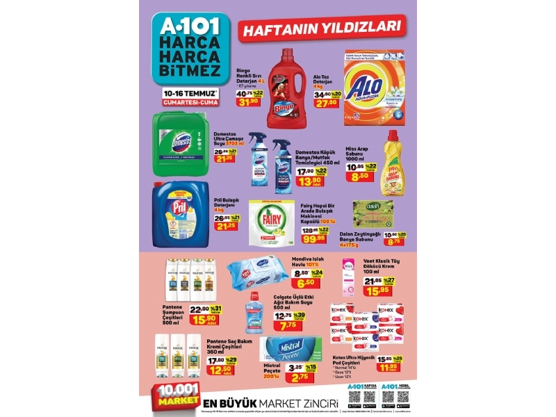 A101 10 - 16 Temmuz Haftann Yldzlar - 2