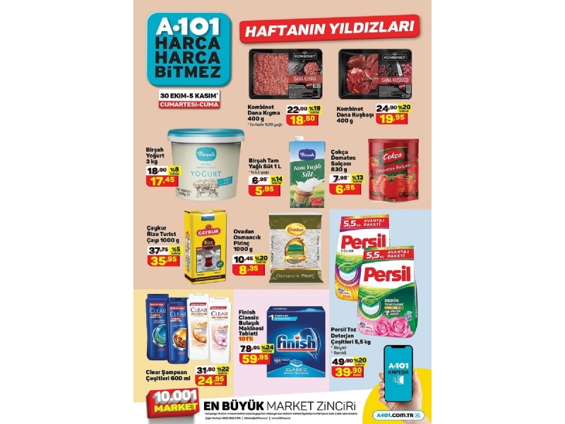 A101 30 Ekim - 5 Kasm Haftann Yldzlar - 1