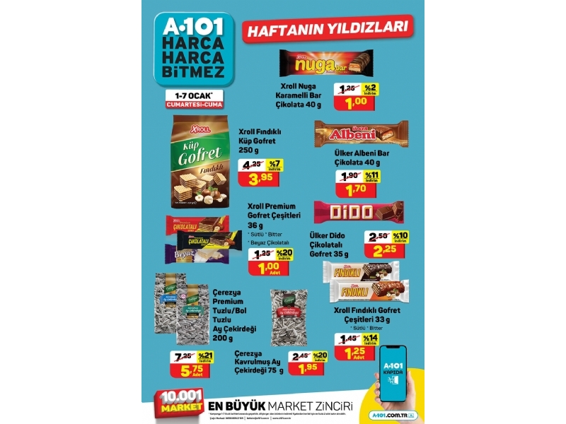 A101 1 - 7 Ocak Haftann Yldzlar - 3