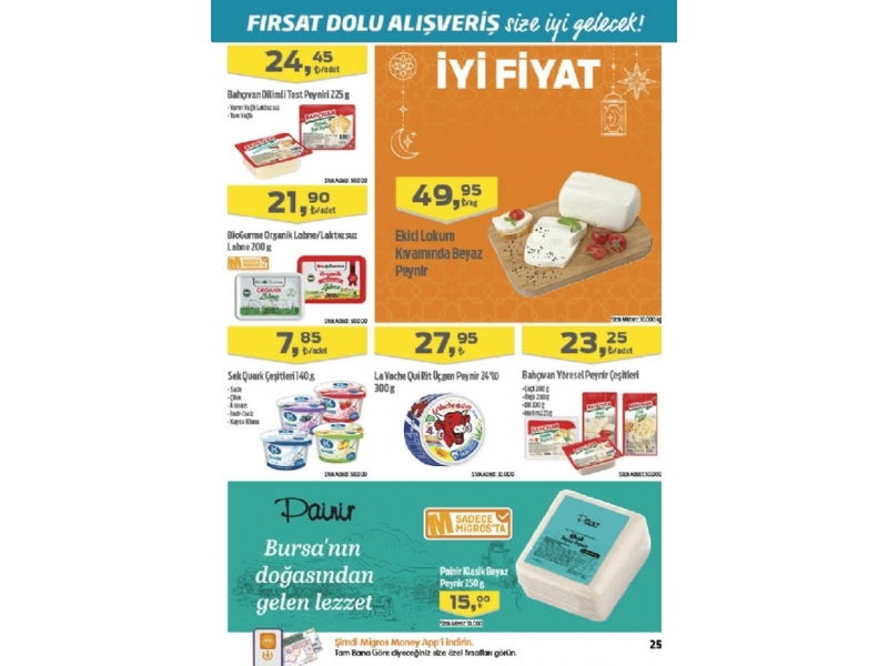 Migros 31 Mart - 20 Nisan Migroskop - 25