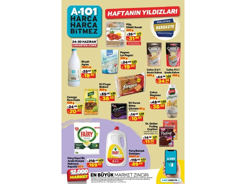 A101 24 - 30 Haziran Haftann Yldzlar - 1