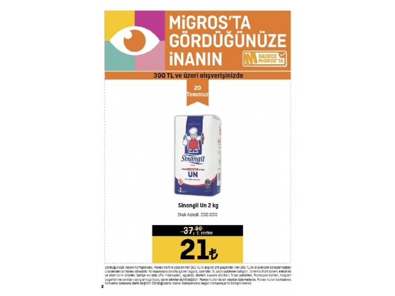 Migros 20 Temmuz - 2 Austos Migroskop - 2