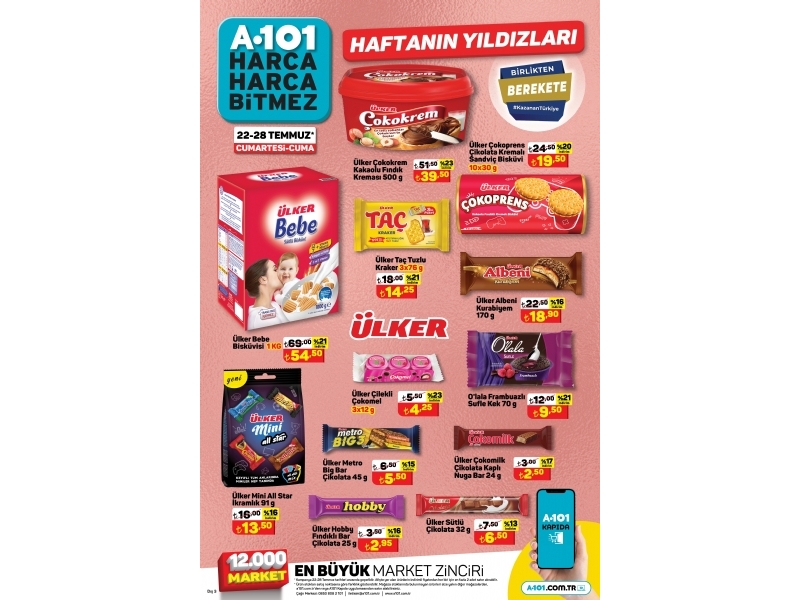 A101 22 - 28 Temmuz Haftann Yldzlar - 2