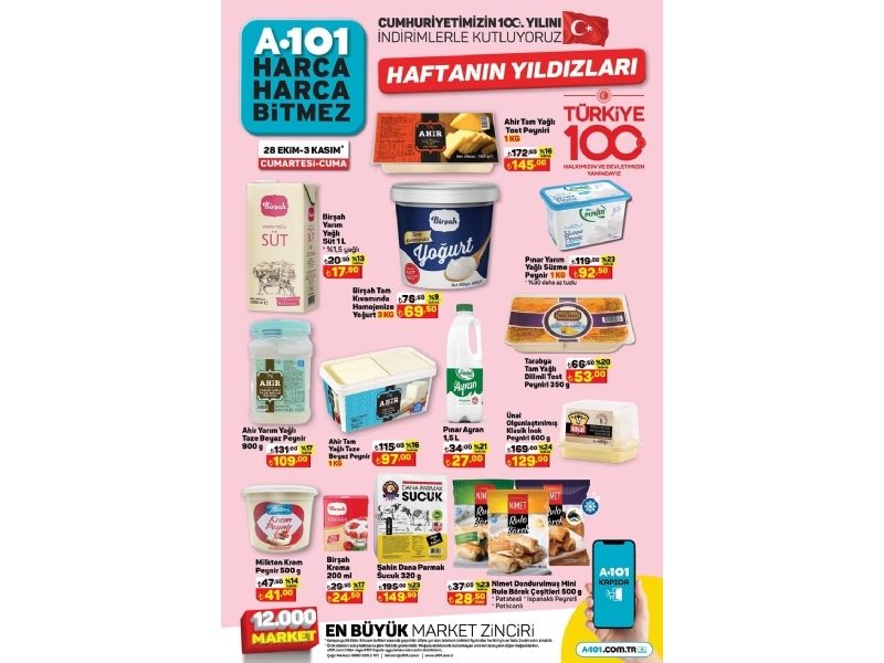 A101 28 Ekim - 3 Kasm Haftann Yldzlar - 2