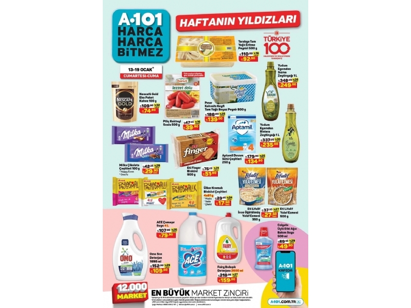 A101 13 - 19 Ocak Haftann Yldzlar - 1