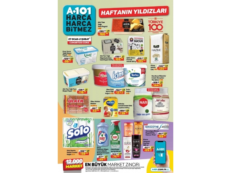 A101 27 Ocak - 2 ubat Haftann Yldzlar - 1