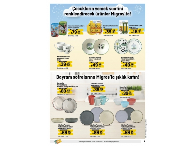 Migros 28 Mart - 17 Nisan Ramazan Bayram - 100