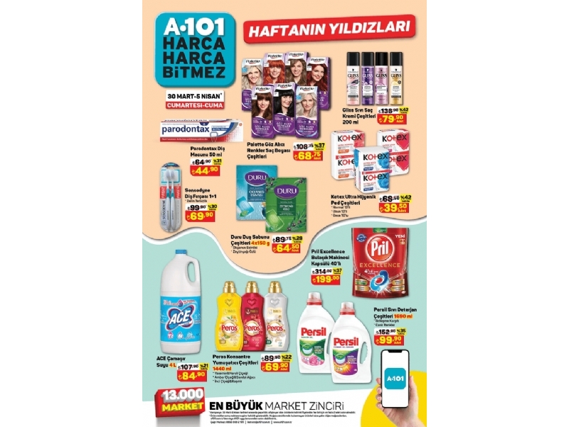 A101 30 Mart - 5 Nisan Haftann Yldzlar - 2