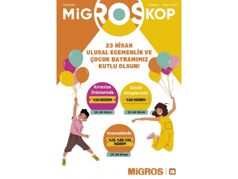 Migros 23 Nisan Kampanyas 2024 - 1