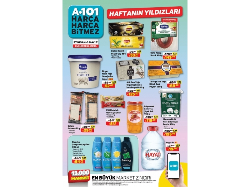 A101 27 Nisan - 3 Mays Haftann Yldzlar - 1