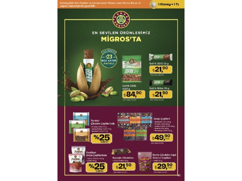 Migros 70. Yl - 45