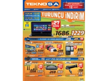 Teknosa 12 Ocak - 2