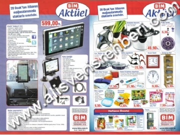 Bim 28 Ocak 2011 Aktel rnler - Bim Market ndirimleri