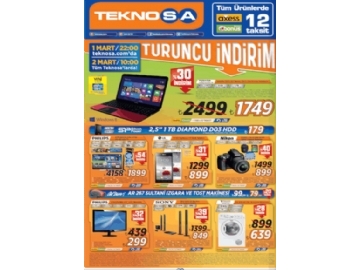 Teknosa Turuncu ndirim - 1