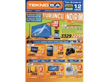 Teknosa Turuncu ndirim - 2